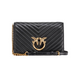 Сумка Pinko Classic Love Bag Click Chevron чёрная 1035 фото 1