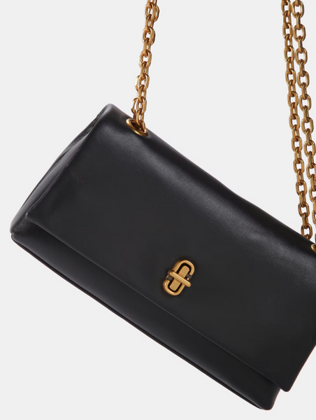 Женская кожаная сумка Marc Jacobs The Dual Chain Wallet, чёрная 196611267984 фото