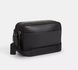 Мужская кожаная сумка Coach Graham Crossbody Gunmetal/Black 10251 фото 2