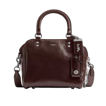 Женская кожаная сумка Coach Cube Rogue Bag 20 Lh/Maple CBH04-LH/Maple фото
