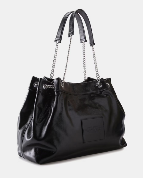 Женская кожаная сумка Marc Jacobs The Large Chain Sack Bag, чёрная 196611281331 фото