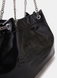 Женская кожаная сумка Marc Jacobs The Large Chain Sack Bag, чёрная 196611281331 фото 3