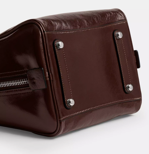 Женская кожаная сумка Coach Cube Rogue Bag 20 Lh/Maple CBH04-LH/Maple фото