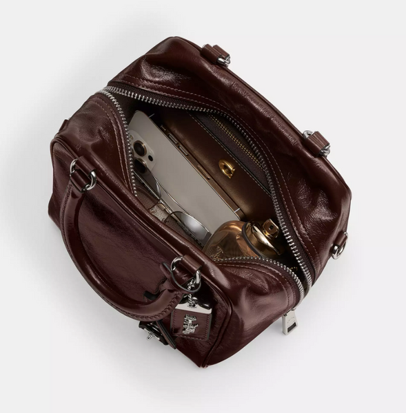 Женская кожаная сумка Coach Cube Rogue Bag 20 Lh/Maple CBH04-LH/Maple фото