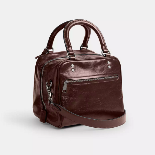 Женская кожаная сумка Coach Cube Rogue Bag 20 Lh/Maple CBH04-LH/Maple фото