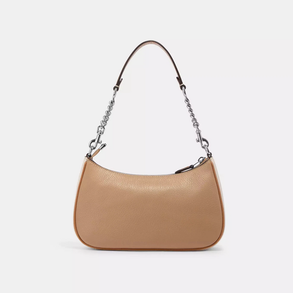 Сумка Coach Teri Shoulder Bag In Colorblock Gold/Sandy Beige Multi 195031871832 фото