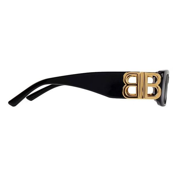 Солнцезащитные очки Balenciaga Dynasty Rectangle Sunglasses Black 1138 фото