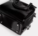 Женская кожаная сумка Coach Cube Rogue Bag 20 черная CBH04-Silver/Black фото 4