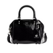 Женская кожаная сумка Coach Cube Rogue Bag 20 черная CBH04-Silver/Black фото 1
