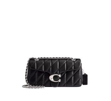 Сумка Coach Tabby Shoulder Bag 26 With Pillow Quilting Silver/Black 195031262173 фото