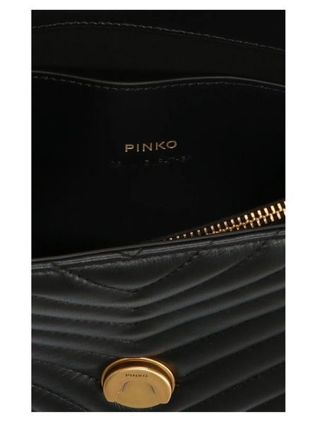 Сумка Pinko Love Classic Icon V Quilted Shoulder Bag черная 1031 фото