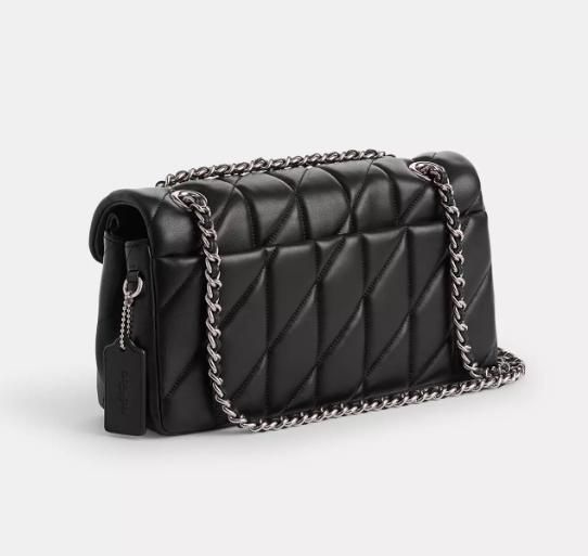 Сумка Coach Tabby Shoulder Bag 26 With Pillow Quilting Silver/Black 195031262173 фото