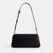 Женская кожаная сумка Coach Jet Shoulder Bag Brass/Black 193971551630 фото 3