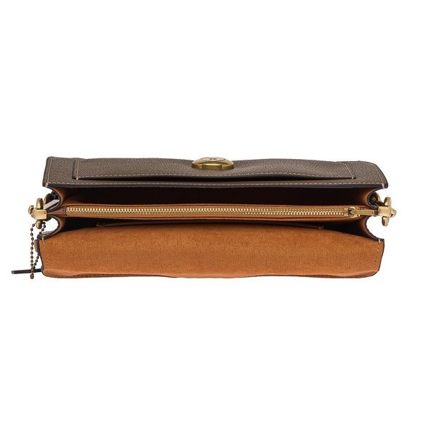 Сумка Coach Tabby Shoulder Bag 26, Brass/Dark Stone 193971593562 фото