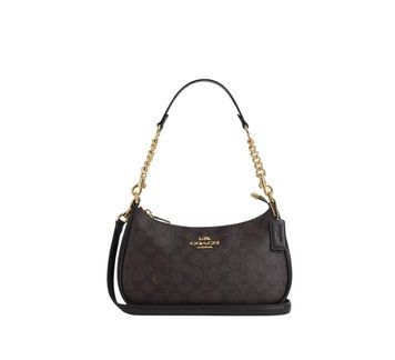 Сумка Coach Teri Shoulder Bag In Signature Canvas 195031572746 фото
