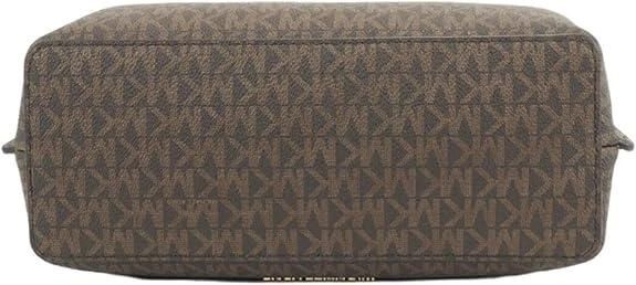 Сумка женская Michael Kors Emilia Small Logo Satchel коричневая 1101 фото