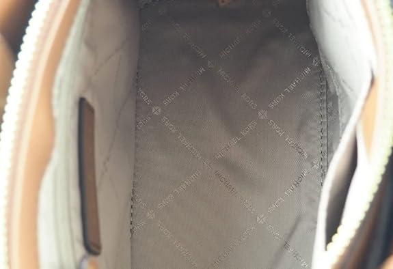 Сумка женская Michael Kors Emilia Small Logo Satchel коричневая 1101 фото