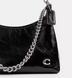 Женская кожаная сумка Coach Juliet Shoulder Bag 25 Silver/Black 196395540167 фото 6
