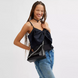 Женская кожаная сумка Coach Juliet Shoulder Bag 25 Silver/Black 196395540167 фото 5