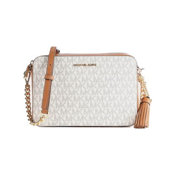 Сумка женская Michael Kors Jet Set Large белая 1098 фото