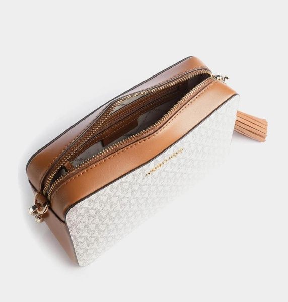 Сумка женская Michael Kors Jet Set Large белая 1098 фото