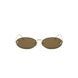 Солнцезащитные очки Fendi First Crystal Gelbe ovale Sonnenbrille 1157 фото 1