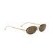 Солнцезащитные очки Fendi First Crystal Gelbe ovale Sonnenbrille 1157 фото 7