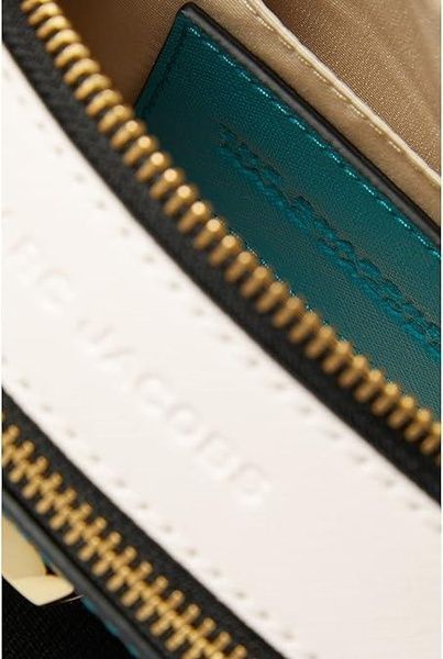 Кожаная сумка Marc Jacobs The Snapshot Harbor Blue Multi 1013 фото