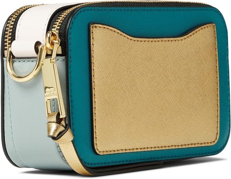 Кожаная сумка Marc Jacobs The Snapshot Harbor Blue Multi 1013 фото
