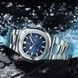 Мужские часы Poedagar Nautilus серебряные, синий циферблат 94810703 фото 2