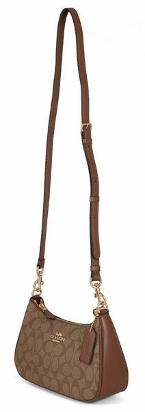 Сумка Coach Teri Shoulder Bag In Signature Canvas khaki/brown 195031572791 фото