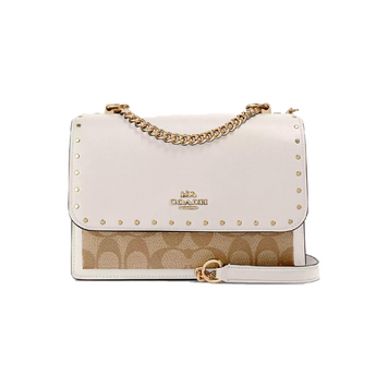 Сумка женская Coach Klare Crossbody Bag In Signature Canvas With Rivets 1077 фото