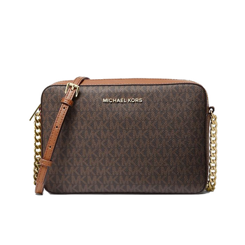 Сумка женская Michael Kors Jet Set Large коричневая 1097 фото