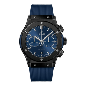 Часы Hublot Classic Fusion 42 мм Синий циферблат (541.CM.7170.RX) 198 фото