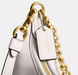 Жіноча шкіряна сумка Coach Juliet Shoulder Bag 25 Brass/Chalk 196395632756 фото 5