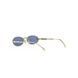 Солнцезащитные очки Fendi First Crystal Ovale Sonnenbrille Gold/Blue 1158 фото 4