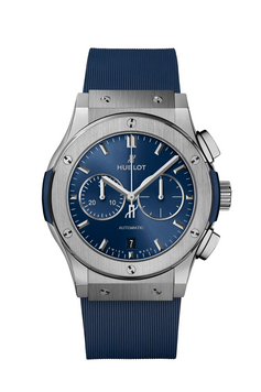 Часы Hublot Classic Fusion 42 мм Синий циферблат (541.NX.7170.RX) 199 фото