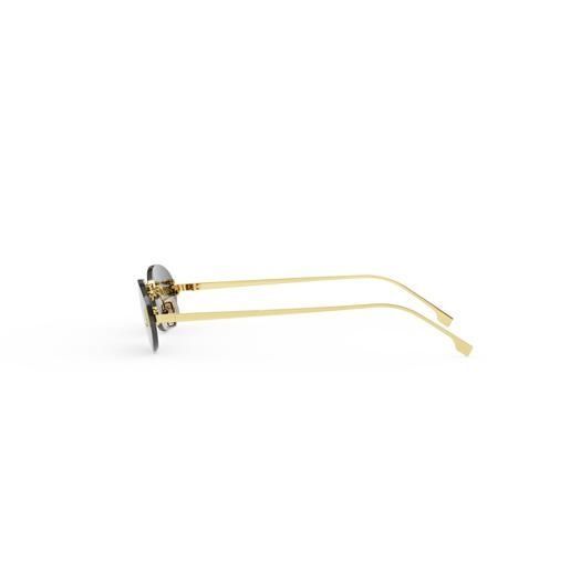 Сонцезахисні окуляри Fendi First Crystal Ovale Sonnenbrille Gold 1155 фото