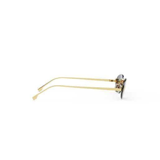 Сонцезахисні окуляри Fendi First Crystal Ovale Sonnenbrille Gold 1155 фото