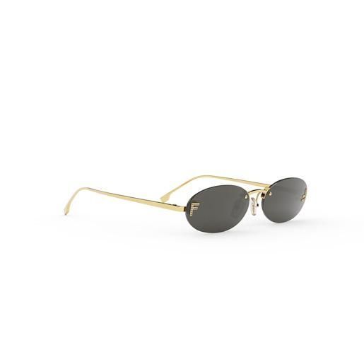 Сонцезахисні окуляри Fendi First Crystal Ovale Sonnenbrille Gold 1155 фото