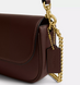Женская кожаная сумка Coach Brook Flap Chain Bag Brass/Maple b130808 фото 5