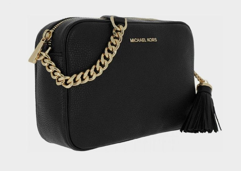 Сумка женская Michael Kors Jet Set Large черная 1099 фото