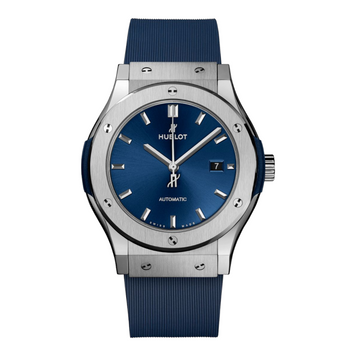 Часы Hublot Classic Fusion 42 мм Синий циферблат (542.NX.7170.RX) 196 фото