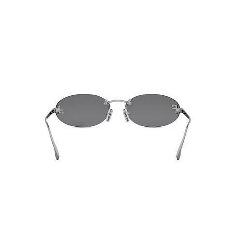 Солнцезащитные очки Fendi First Crystal Silberne ovale Sonnenbrille 1156 фото