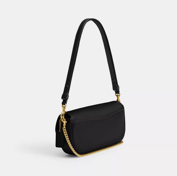 Женская кожаная сумка Brook Flap Chain Bag Brass/Black CAN90-Brass/Black фото