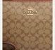 Сумка женская Coach Nolita 19 In Colorblock Micro Signature Canvas Brown 1067 фото 5