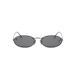 Солнцезащитные очки Fendi First Crystal Silberne ovale Sonnenbrille 1156 фото 1