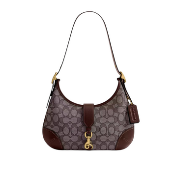 Женская сумка-хобо Coach Hamptons Hobo Bag Brass/Oak Maple CBF16-B4/OAK MAPLE фото