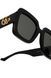 Солнцезащитные очки Gucci GG0141S 001 53 мм чёрные (1000) 1000 фото 3