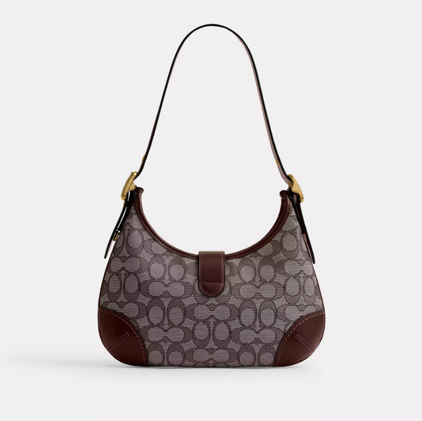 Жіноча сумка-хобо Coach Hamptons Hobo Bag Brass/Oak Maple CBF16-B4/OAK MAPLE фото